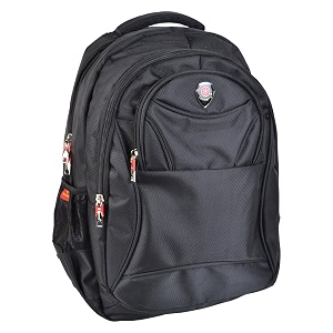 nylon 20 liters black laptop backpacks
