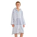 SAMMIMIS Kids Bathrobe &amp; Hooded Towels for Kids - Turkish Cotton Towel Robe with Terry Lining, Zip &amp; Pockets - Beach Cover Up