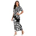 Samoa Puletasi Dress for Women Polynesian Top and Maxi Skirt Sets