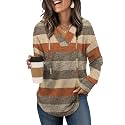 Sampeel Hoodies for Women Trendy Fall Fashion 2026 V Neck Oversized Sweatshirt Plus Size Tops Clothes