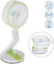 Sampri Portable Desk and Table Fan,Height Adjustable Folding Pedestal Stand Floor Fan with 1 Year Warranty Table Fan (Green | Pack of 1)