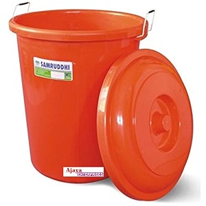 samruddhi plastic water storage - 80 l orange