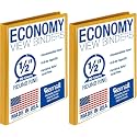 Samsill Economy 0.5 Inch 3 Ring Binder, Made in The USA, Round Ring Binder, Customizable Clear View Cover, Yellow (‎18515) (Pack of 2)