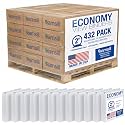 Samsill Economy 2 Inch 3 Ring Binder Bulk Pallet, Round Ring Binder, Customizable Clear View Cover, White, Pallet of 432 Binders in 36 Cartons