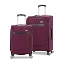 Samsonite Ascella 3.0 Softside Expandable Luggage with Spinners, Sapphire Blue, 2PC SET (Carry-on/Medium)