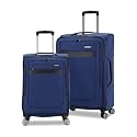 Samsonite Ascella 3.0 Softside Expandable Luggage with Spinners, Light Plum, 2PC SET (Carry-on/Medium)
