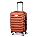 Samsonite Hard-Sided 20-Inch Lightweight Carry On Expandable Element Suitcase: Durable, 360° Spinner Wheels, Adjustable Telescopic Handle, TSA-Approved Lock - Copper Orange