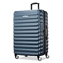 Samsonite Hard-Sided 28-Inch Lightweight Checked Large Expandable Element Suitcase: Durable, 360° Spinner Wheels, Adjustable Telescopic Handle, TSA-Approved Lock - Captains Blue