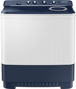 samsung 115 kg semi automatic top load washing machine blue grey