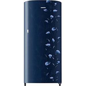 samsung 192 l 2 star  2019  direct cool single door refrigeratorrr19n1112uzhl rr19n2112uznl lily blue
