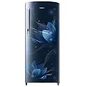 Samsung 192 L 2 Star Direct Cool Single Door Refrigerator Appliance (RR20A171BU8/HL, SAFFRON BLUE)