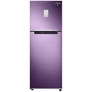 samsung 244 l 2 star inverter frost-free double door refrigerator appliance rt28t3522ruhl luxe purple
