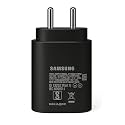 Samsung 25W PD USB-C Fast Charger Adapter | Compatible with Samsung Galaxy M17, M07, F36, M35, M06, A55, M16, F05, F55, S25, S24, S23, Z Fold/Flip 7/6/5, Tab Series | Type-C PD Charging Adaptor, Black