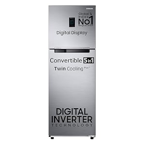 Samsung Rt322 Samsung 322 L, 3 Star, Convertible 5-in-1 Digital Inverter with Display ...