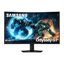 Samsung 37 Inch 4K UHD Odyssey G7 Curved Gaming Monitor |165 Hz| 1ms Response Time |3840 x 2160 Pixels| VESA DisplayHDR 600 | Ports-Display Port, 2 HDMI | FreeSync Premium Pro (LS37FG750EWXXL, Black)