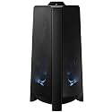 Samsung 500 W {MX-T50/XL} Sound Tower High Power Audio, Floor Standing Speaker, Bi-Directional Sound, Water Resistant, Party Lights, Bluetooth Multi-Connection, USB Music Playback (Black)