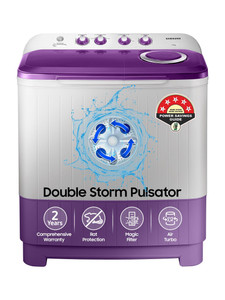 samsung 7 kg 5 star air turbo drying semi automatic top load grey purple wt70m3000uutl