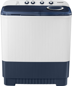 samsung 95 kg 5 star hexa storm pulsator air turbo drying semi automatic top load washing machine white blue