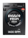 Samsung 9 kg 5 Star, Hygiene Steam Fully Automatic Front Load with In-built Heater Black (WW90T4040CB1TL)