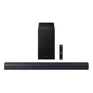 samsung b-series soundbar hw-b550f 21 ch dts virtualx soundbar with subwoofer 2025 model voice enhance mode bass boost adaptive sound