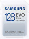 SAMSUNG MB-SC128K/APC EVO Plus 128 GB SDHC Class 10 130 MB/s  Memory Card Compatible with Camera, Computer