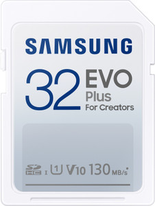 samsung mb-sc32kapc evo plus 32 gb sdhc class 10 130 mbs  memory card compatible with camera computer