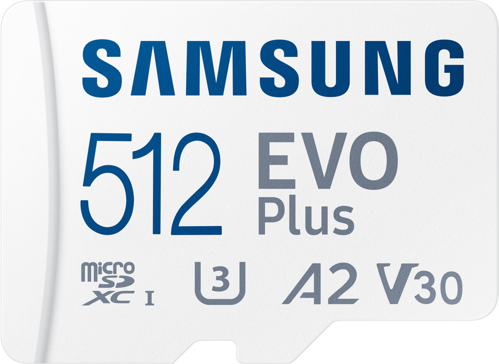 Historical Of Computer SAMSUNG MB-MC512KA /APC Evo Plus 512 GB MicroSDXC Class 10 130 MB /s ...