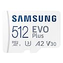 Samsung EVO Plus 512GB microSDXC Memory Card + SD Adaptor, Up to 160MB/s