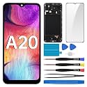 for Samsung Galaxy A20 Screen Replacement with Frame AMOLED