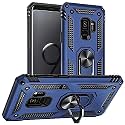 for Samsung Galaxy S9 Case, Military Grade 16ft. Drop Tested Ring Shockproof Protective Phone Case for Samsung Galaxy S9, Blue
