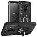 for Samsung Galaxy S9 Case, Military Grade 16ft. Drop Tested Ring Shockproof Protective Phone Case for Samsung Galaxy S9, Black