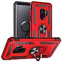 for Samsung Galaxy S9 Case, Galaxy S9 Case, [Military Grade 16ft. Drop Tested] Ring Shockproof Protective Phone Case for Samsung Galaxy S9,Red