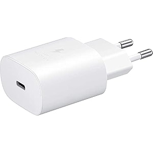 samsung original 25w type-c travel adaptor without cable white 25w without cable white