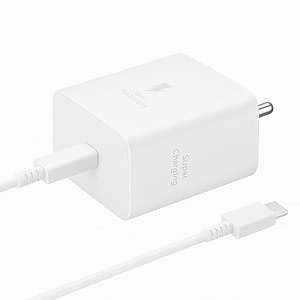 samsung original 45w type-c travel adaptor with cable white