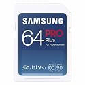 Samsung PRO Plus Full Size 64GB SDXC Memory Card, Up to 180 MB/s