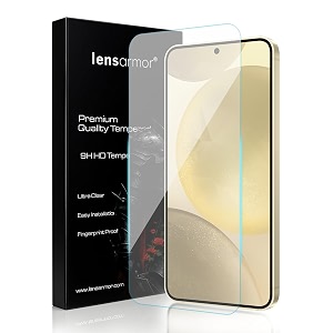 compatible with samsung galaxy s24  s25 borderless screen protector