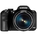 Samsung WB1100F 16.2MP Smart WiFi and NFC Digital Camera with 35x Optical Zoom and 3.0-inch LCD (Black), 4GB Card, Camera Pouch