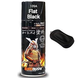 samurai standard colour 29 flat black spray paint- automotivemotorcyclediy
