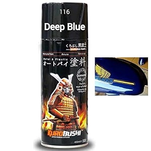 samurai standard colour 23 deep blue spray paint- automotivemotorcyclediy