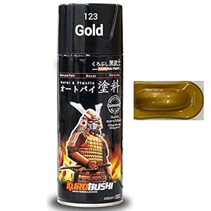 samurai standard colour 08 gold spray paint- automotivemotorcyclediy