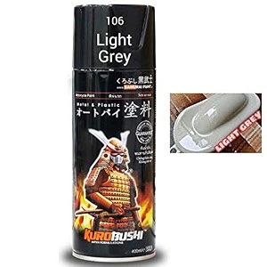 samurai standard colour 16 light grey spray paint- automotivemotorcyclediy