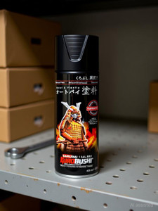 samurai kurobushi standard colours sp004 grey spray paint 400 ml