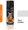 Samurai Kurobushi Standard Colours SP003 Silver Spray Paint 400 ml (Pack of 1)