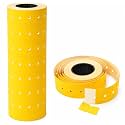SAMVARDHAN Price Labels Paper Tag Mark Sticker for MX-5500 Price Gun Labeller, 10 Rolls (Yellow)
