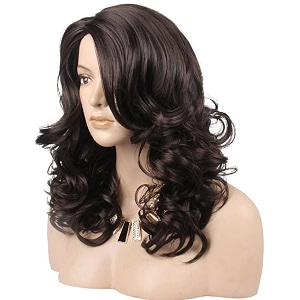 Samyak Full Head Curly Wavy Hair Wigs