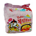 Samyang Hot Chicken Ramen Carbo Noodles-130X5 (Pack of 5) (Imported) Instant Noodles (5 x 130 g)