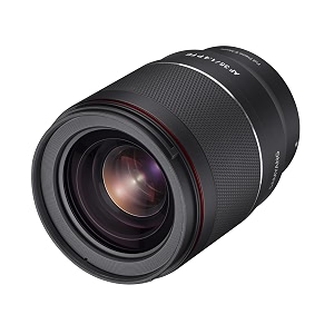 samyang auto focus af 35mm f14 p prima series third-generation compact full frame wide angle and prime lenses for both photography and video creation lens for sony e mount black
