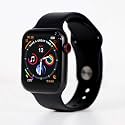 SAMZHE Full Touch Smart Watch with SPO2, Heart Rate, BP, Fitness and Sports Tracking, Black (Model: MST-381-1)