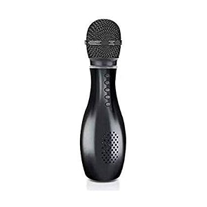 samzhe portable wireless microphone bluetooth speaker bowling shape smart karaoke sing audio player family microphone handheld karaoke mic