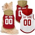 San Francisco Dog Clothes Custom Jersey Style Dog Hoodie for Pet